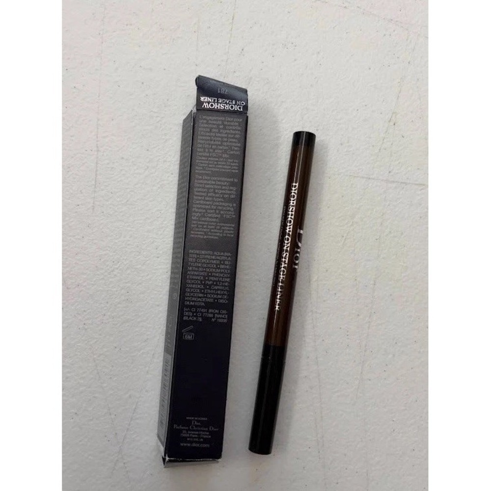 Dior Diorshow On Stage Liner Waterproof Matte Brown 0.01 fl.oz NEW - Picture 2 of 2